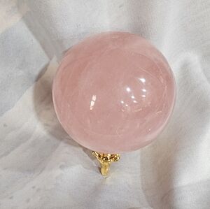 Rose Quartz Crystal Sphere